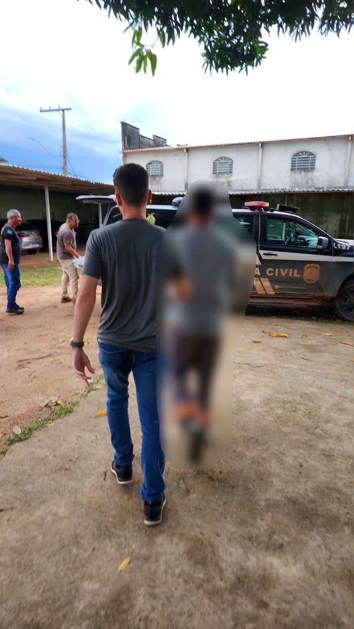 Em Itacoatiara, PC-AM prende homem investigado por estupro de vulnerável contra ex-enteada de 11 anos