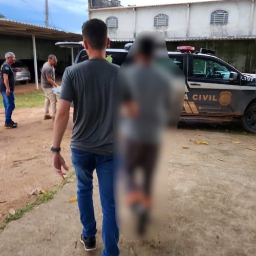 Em Itacoatiara, PC-AM prende homem investigado por estupro de vulnerável contra ex-enteada de 11 anos