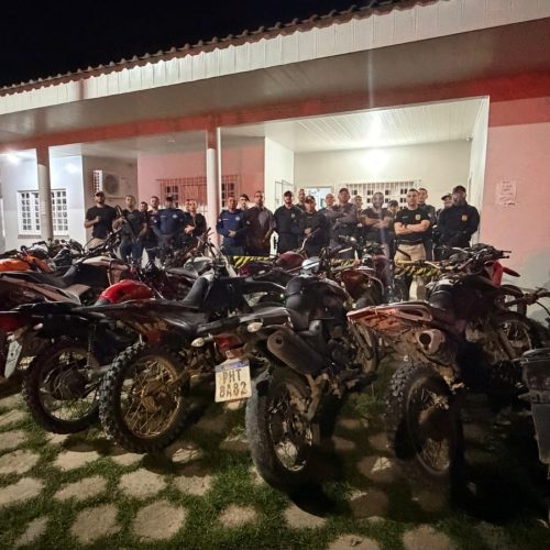 Operação contra perturbação do sossego apreende 29 motos e caixas de som no interior do AM