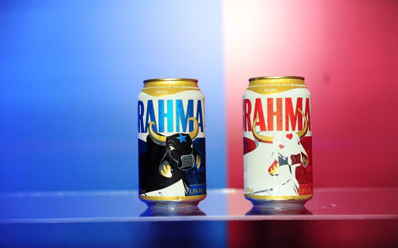 Brahma transforma os tambores de Caprichoso e Garantido em arte e revela latas especiais para Parintins 2026