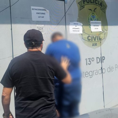 Homem é preso após furtar posto de combustíveis e ter mandado de prisão descoberto em Manaus