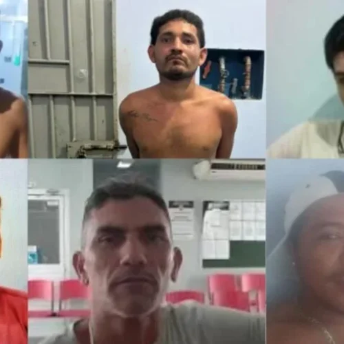 Polícia divulga imagens de seis presos que fugiram de delegacia no interior do Amazonas
