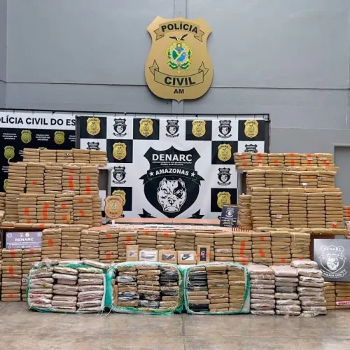 Amazonas registra apreensão recorde de drogas em 2026