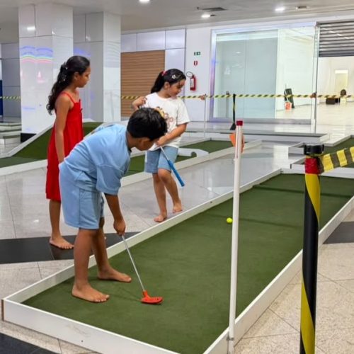 Manaus ganha pista de mini-golf durante o mês de agosto