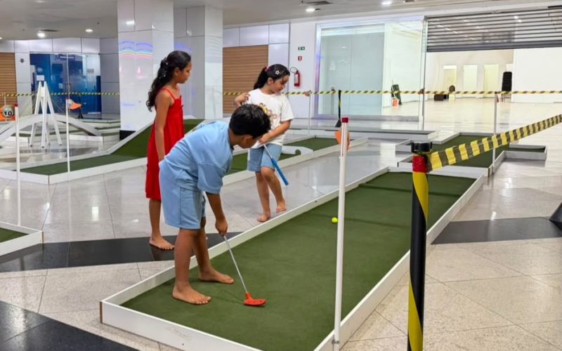 Manaus ganha pista de mini-golf durante o mês de agosto